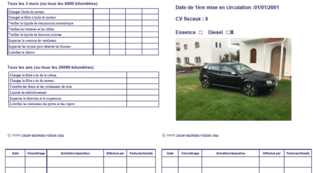 Plan d’entretien spécial routes camerounaises : le calendrier simple (citadine, SUV, pick-up)