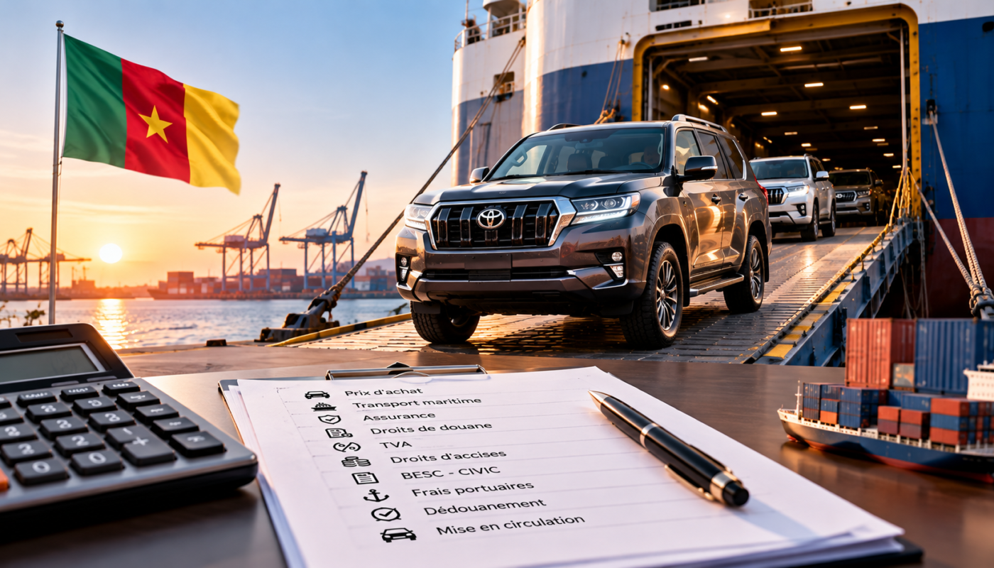 importation automobile au port du cameroun